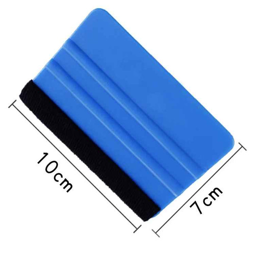 Blue squeegee application - blue,
