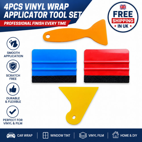 4pcs felt edge - edge, vinyl