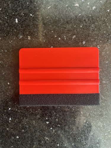 Red felt edge - red,